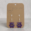 Gengar Silhouette Dangle Earrings
